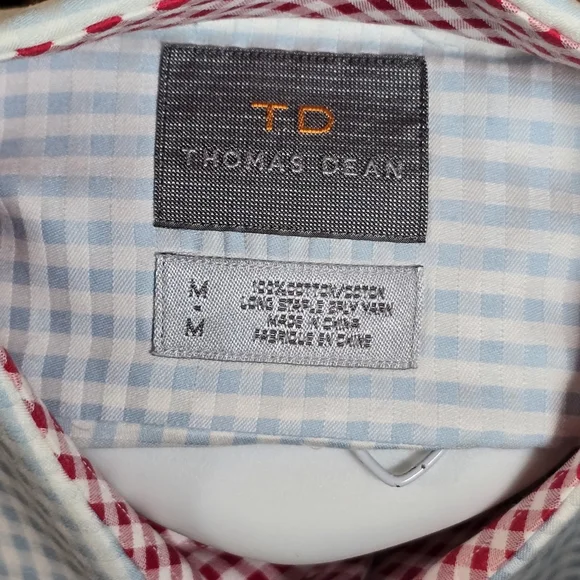 ✨️ Thomas Dean Checkered-Pattern Dress Shirt ✨️ - Picture 5 of 5